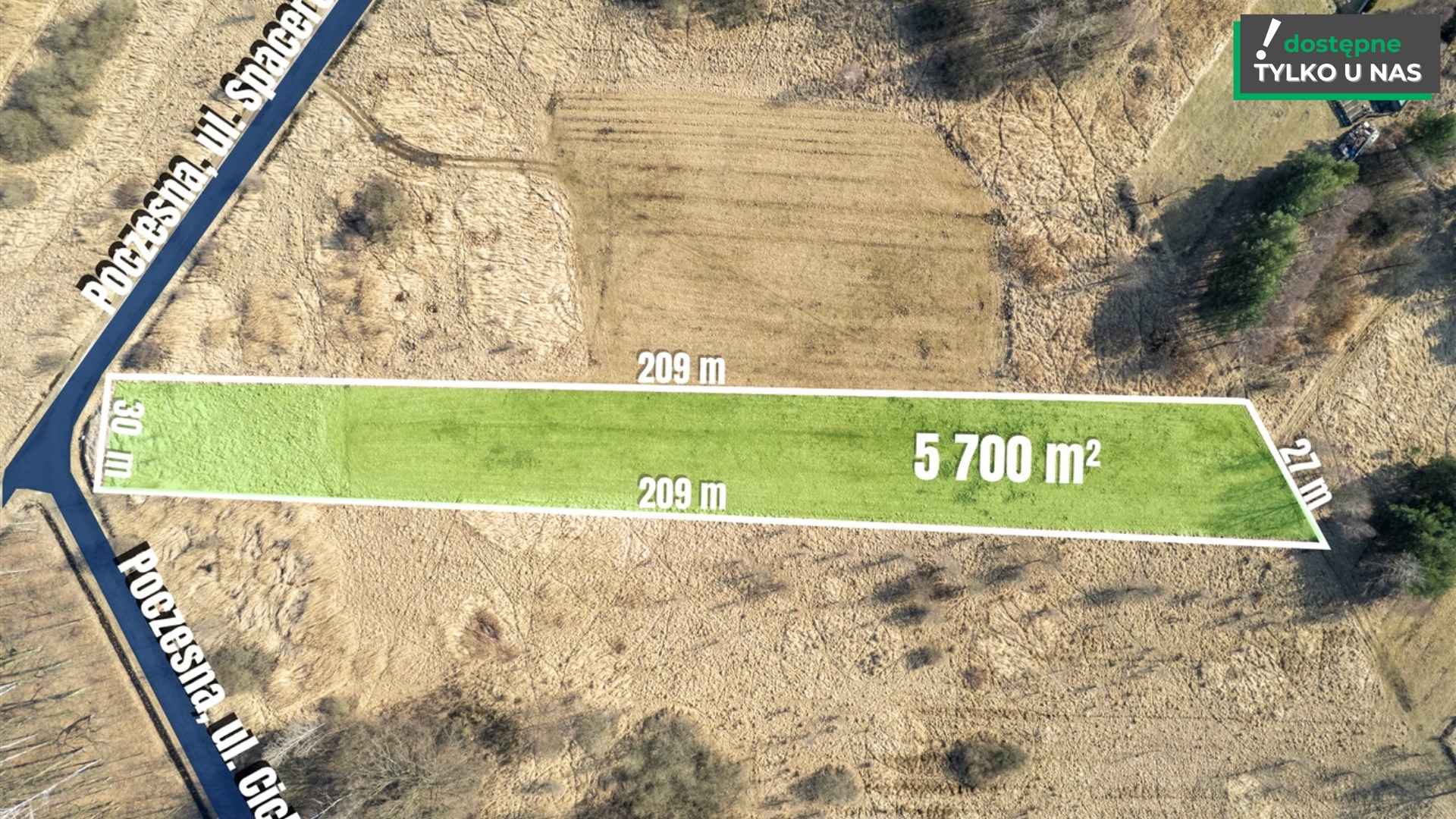 Działka na sprzedaż